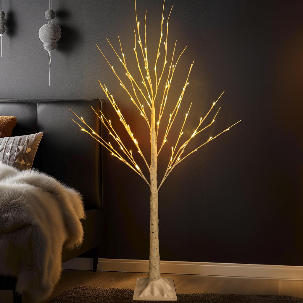 Light up Birch Tree 3 Pack Pre lit Christmas Tree F675640