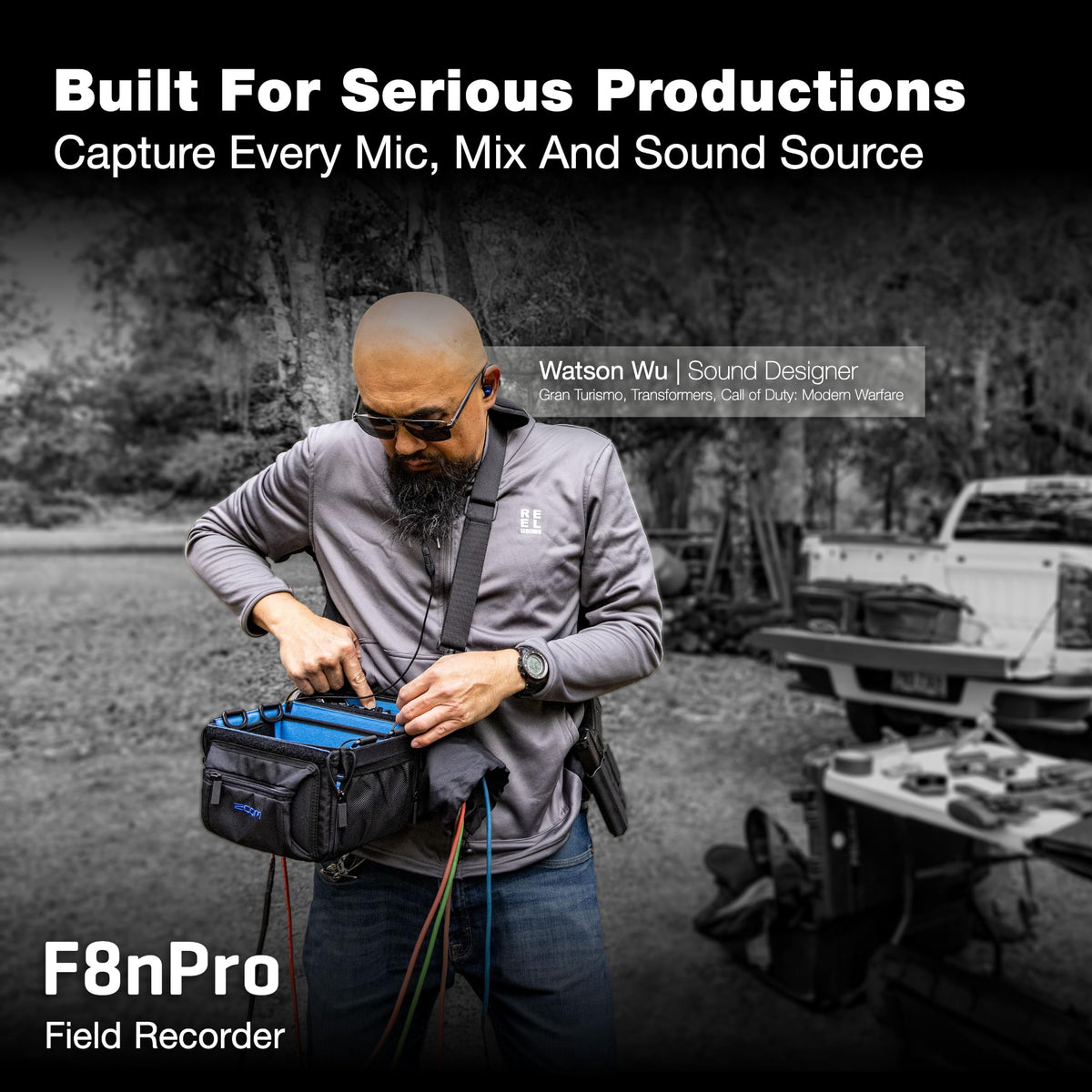 Field Recorder with 8 Inputs & 10 Tracks M684324