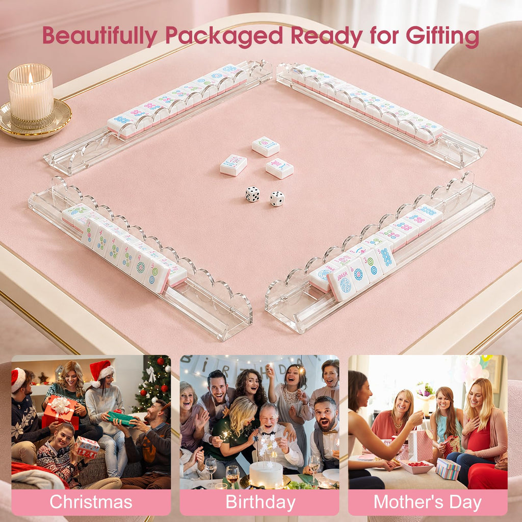 Mahjong Racks with Magnetic Pushers W981
