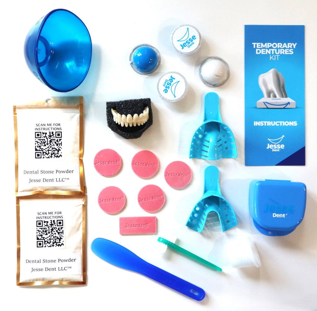 Customizable Dentures Kit with 12 Pieces M331